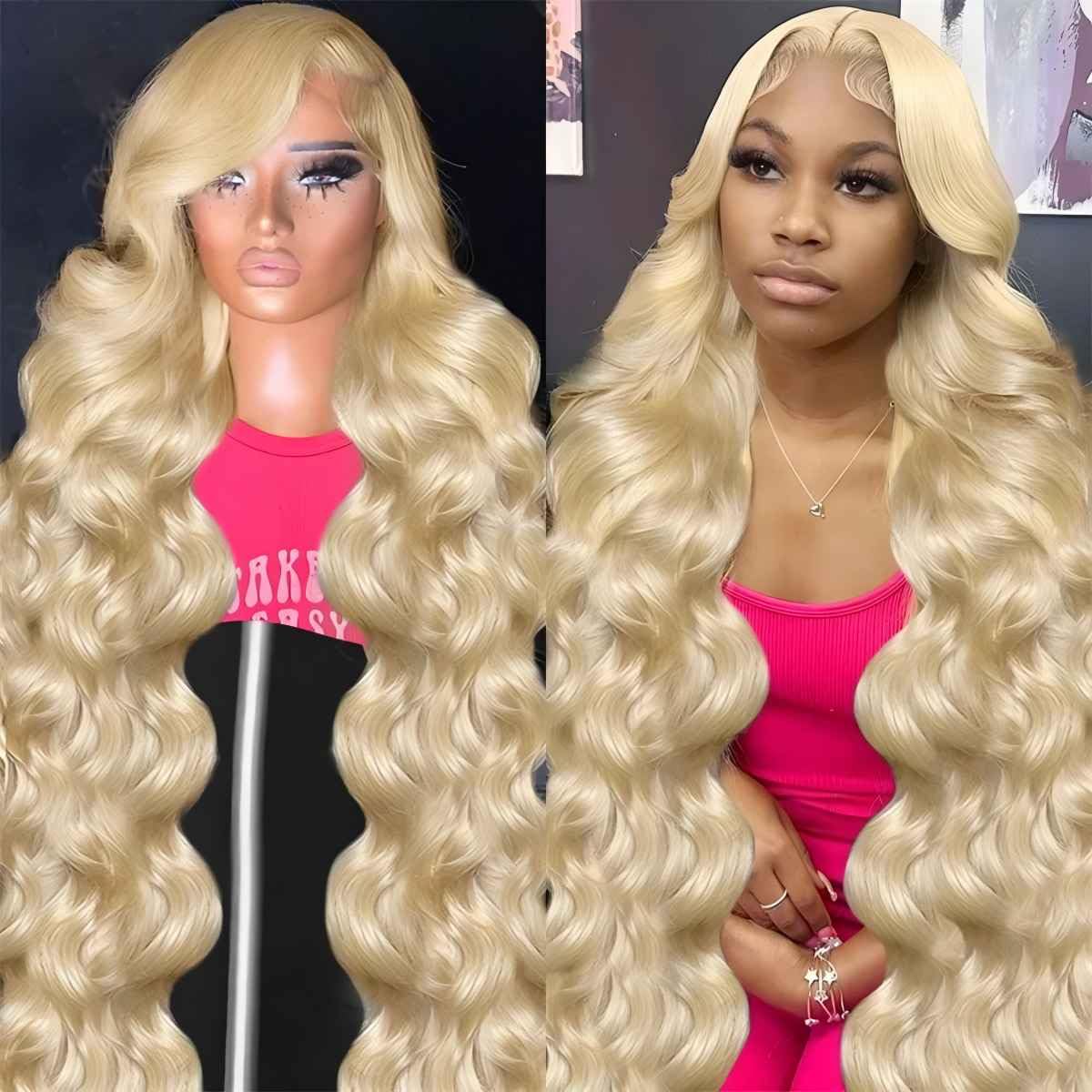 Body Wave Pre-plucked HD Transparent Lace Glueless Wigs w/Baby Hair