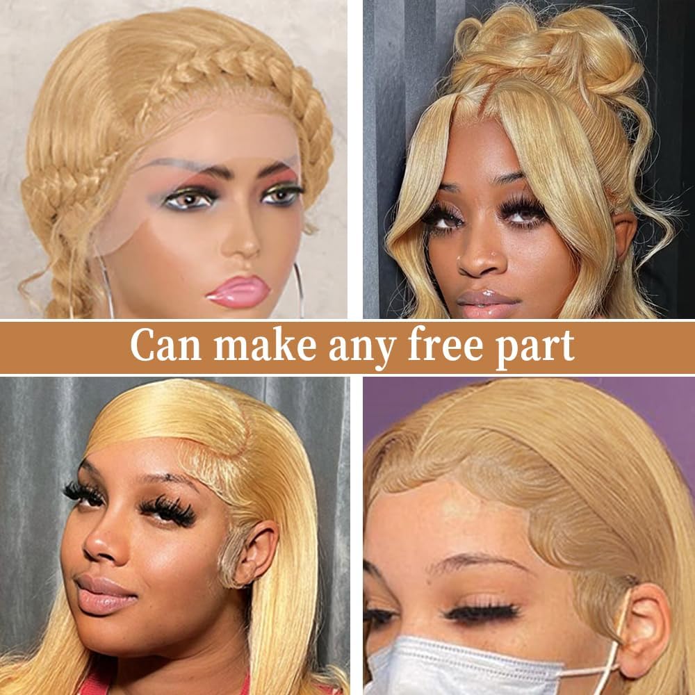 Body Wave Pre-plucked HD Transparent Lace Glueless Wigs w/Baby Hair