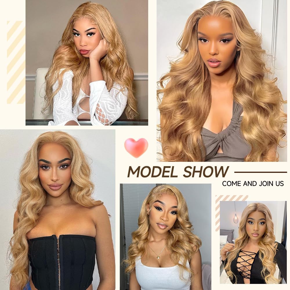 Body Wave Pre-plucked HD Transparent Lace Glueless Wigs w/Baby Hair