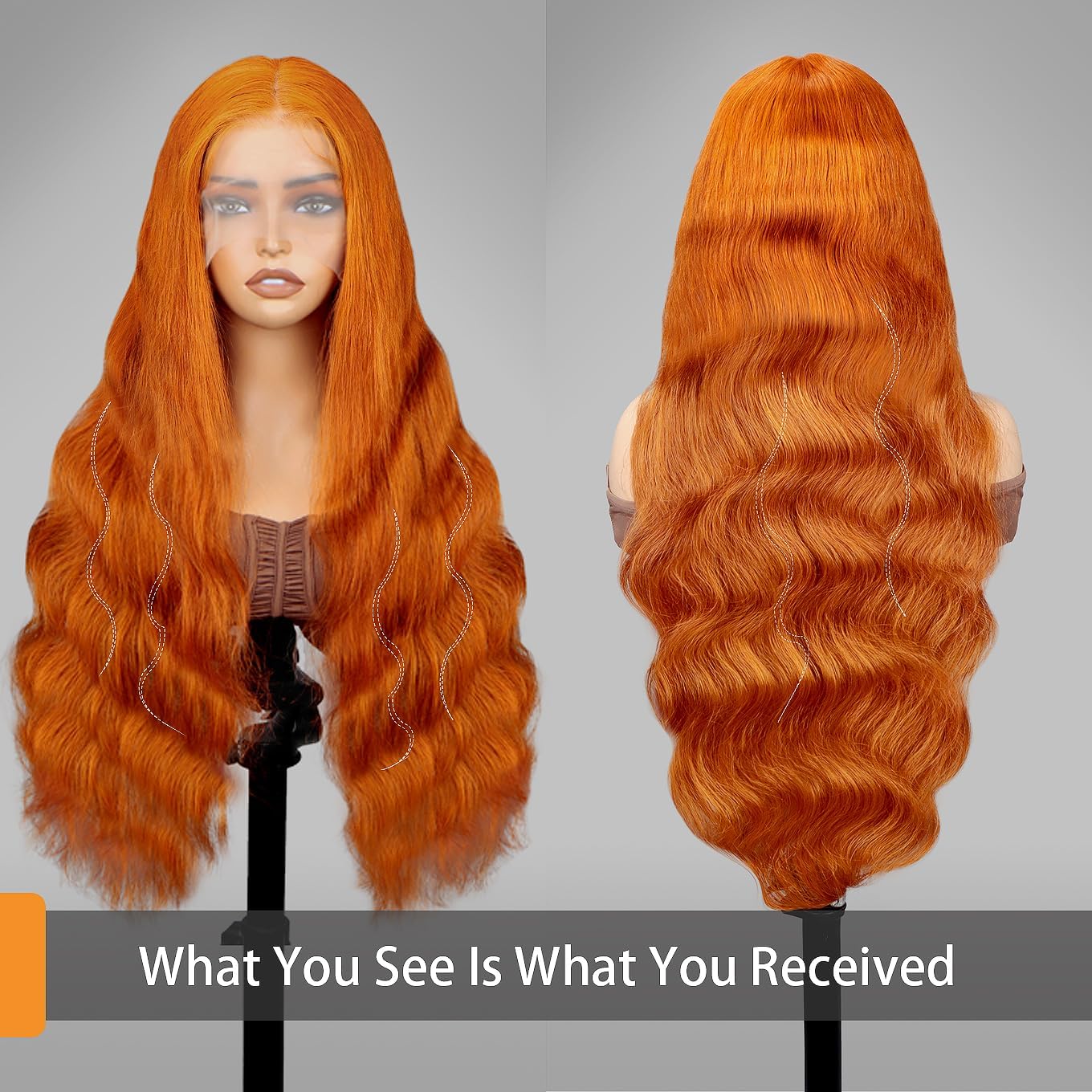 Body Wave Pre-plucked HD Transparent Lace Glueless Wigs w/Baby Hair