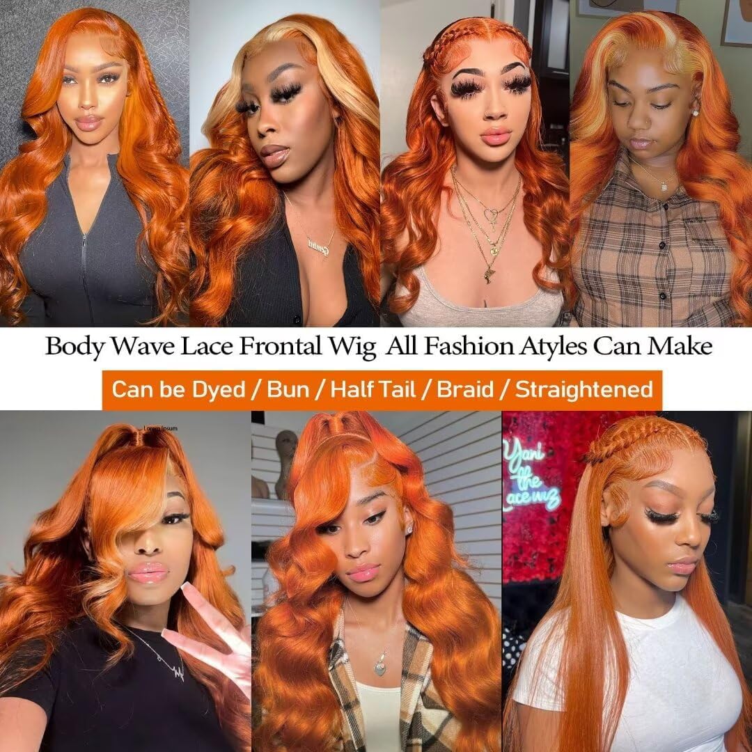 Body Wave Pre-plucked HD Transparent Lace Glueless Wigs w/Baby Hair