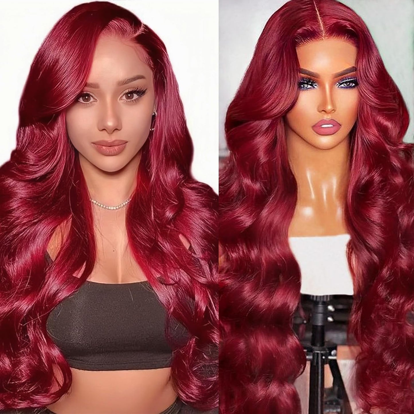 Body Wave Pre-plucked HD Transparent Lace Glueless Wigs w/Baby Hair