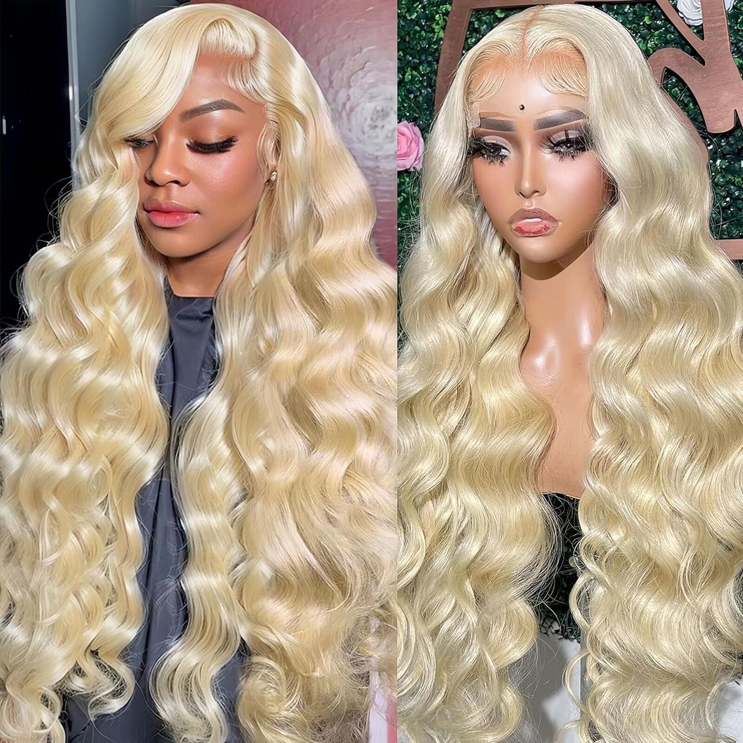 Body Wave Pre-plucked HD Transparent Lace Glueless Wigs w/Baby Hair