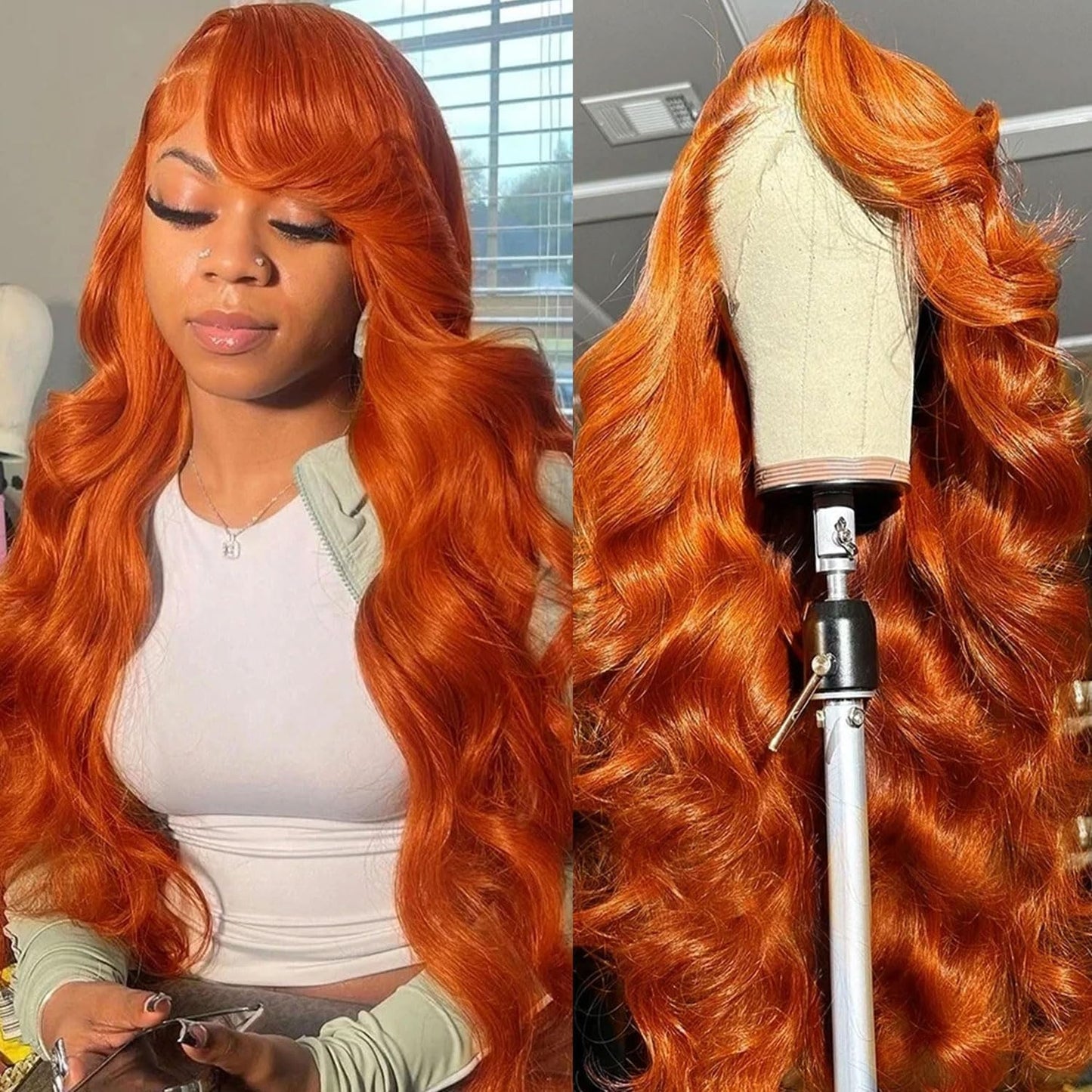 Body Wave Pre-plucked HD Transparent Lace Glueless Wigs w/Baby Hair