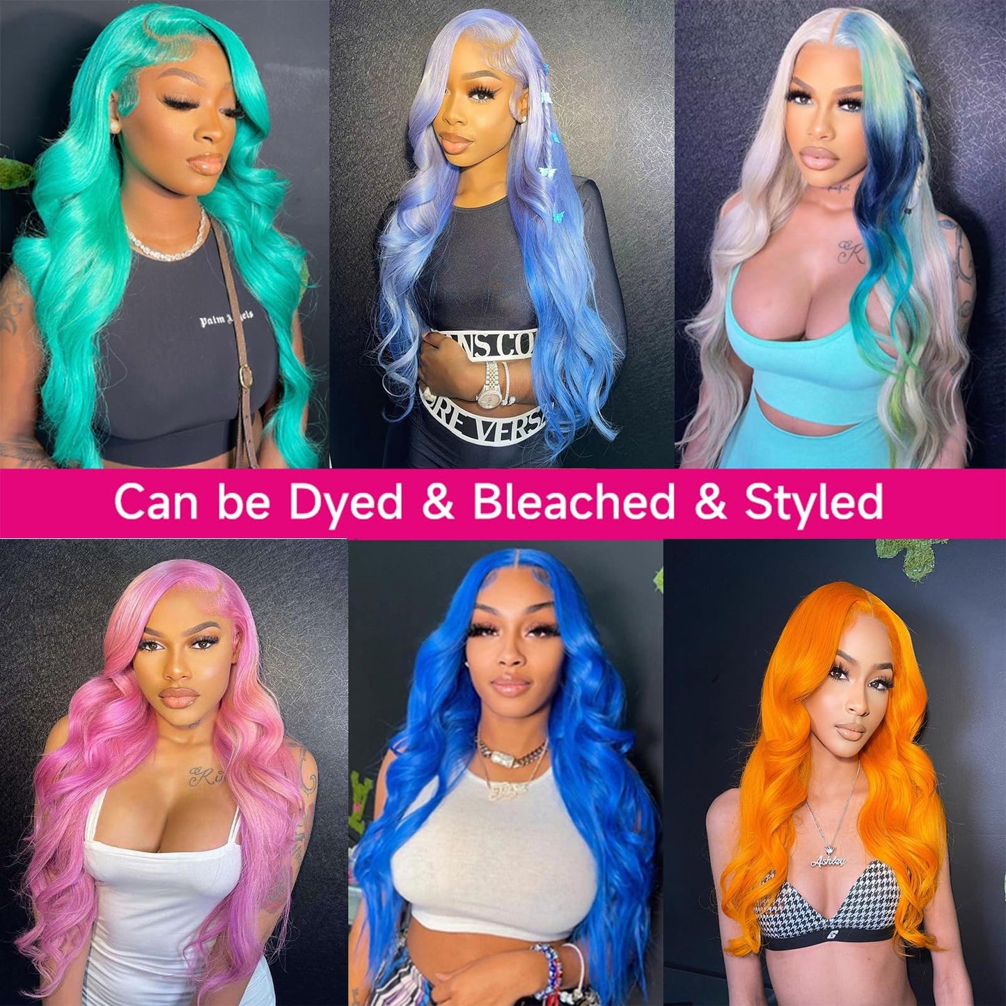 Body Wave Pre-plucked HD Transparent Lace Glueless Wigs w/Baby Hair