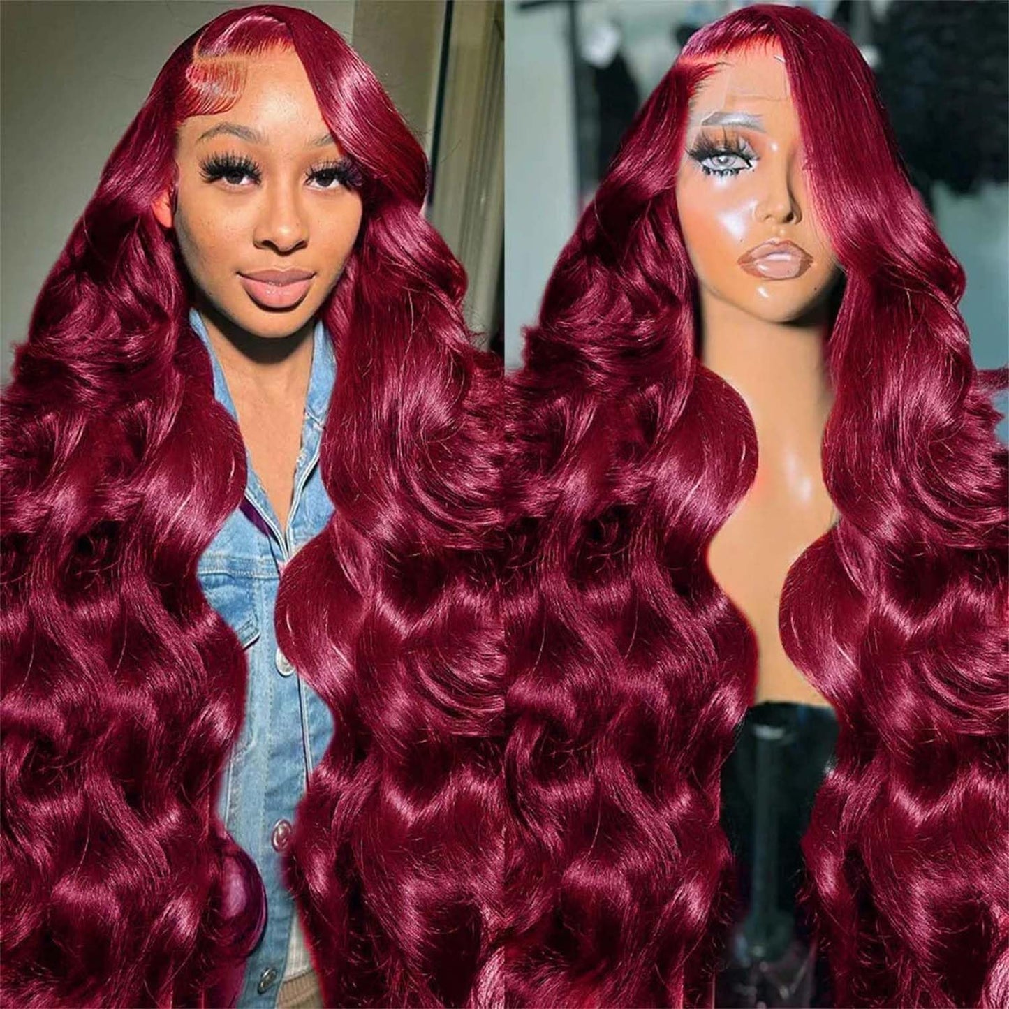 Body Wave Pre-plucked HD Transparent Lace Glueless Wigs w/Baby Hair