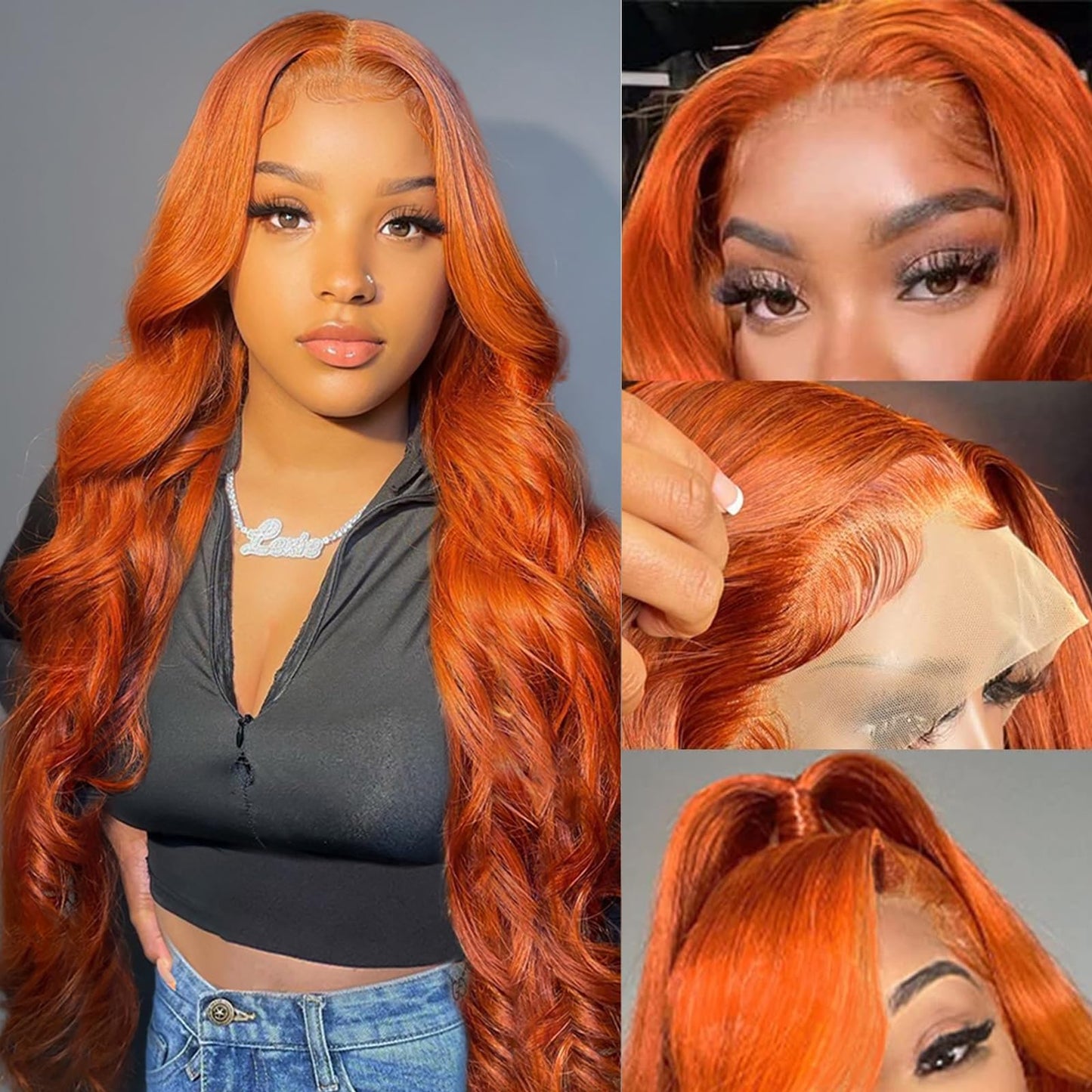 Body Wave Pre-plucked HD Transparent Lace Glueless Wigs w/Baby Hair