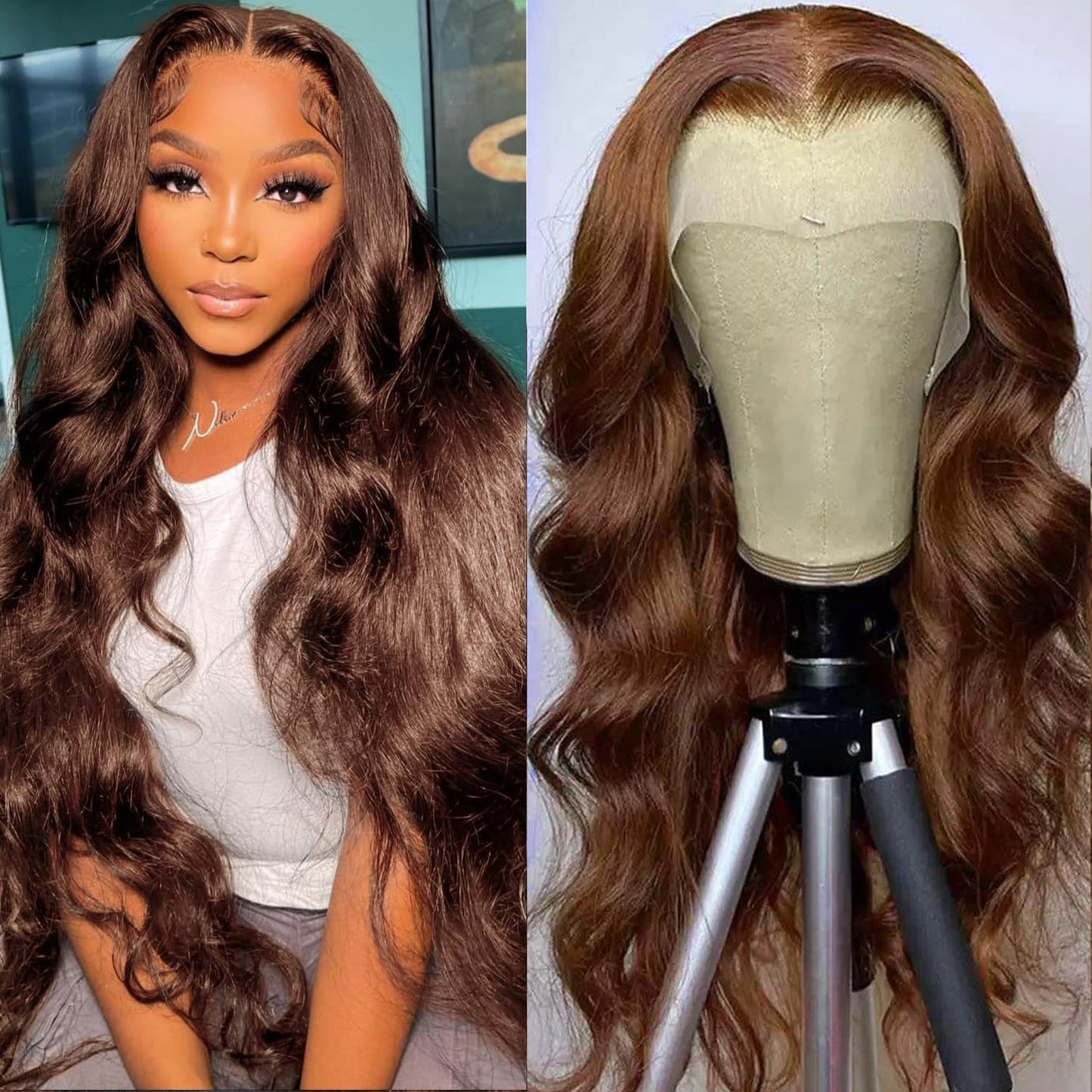 Ombre HD Pre-plucked Lace Front Human Hair Wigs