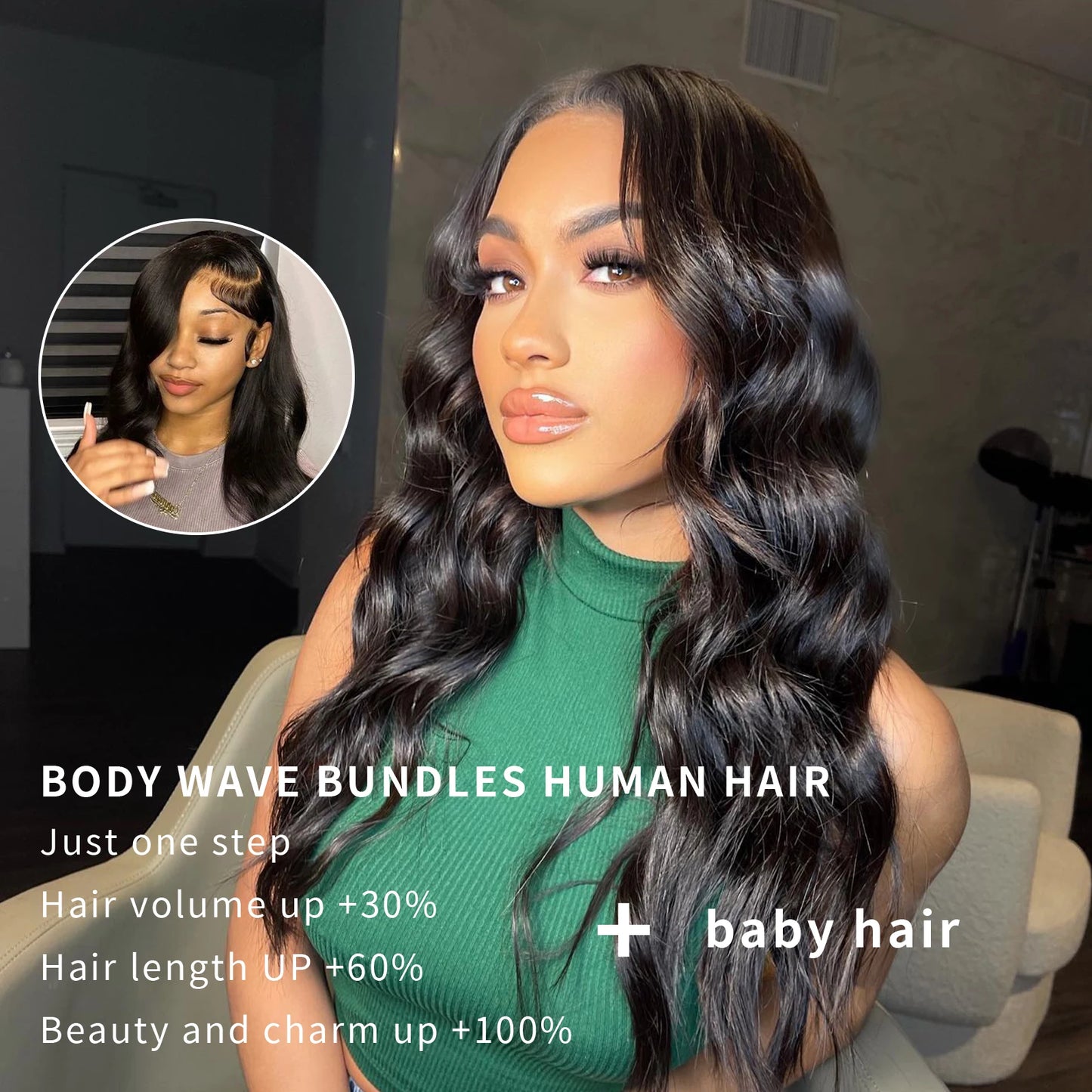 3 Bundles Brazilian Body Wave Human Hair Weaves