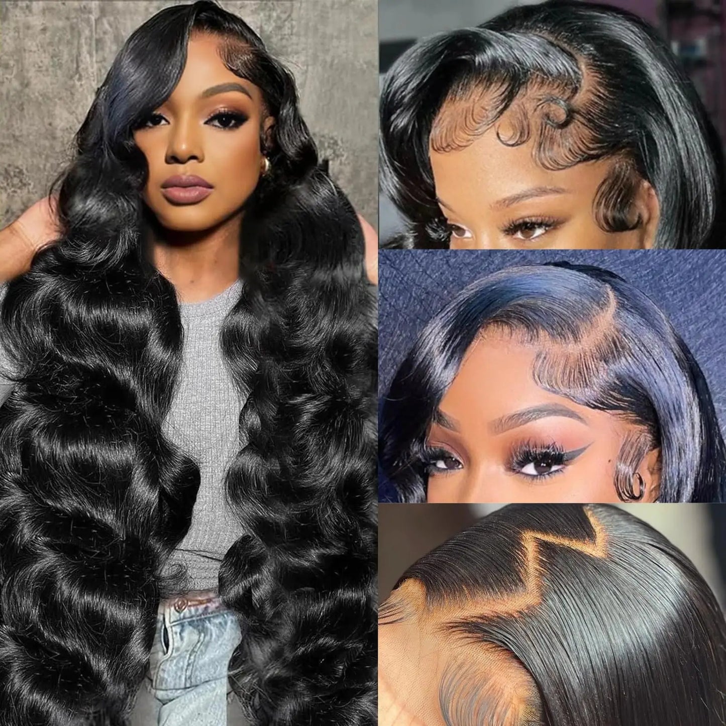 Body Wave Lace Front  Human Hair Wigs