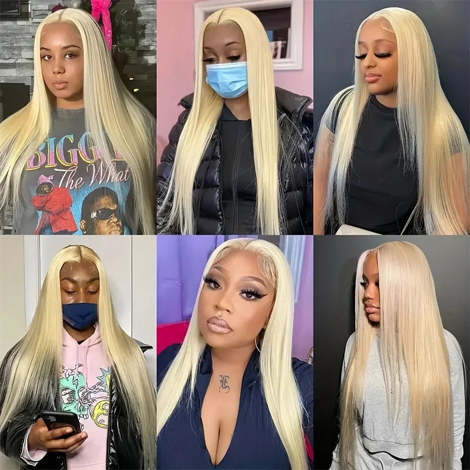 Honey Blonde Straight Hd Lace Frontal Wigs