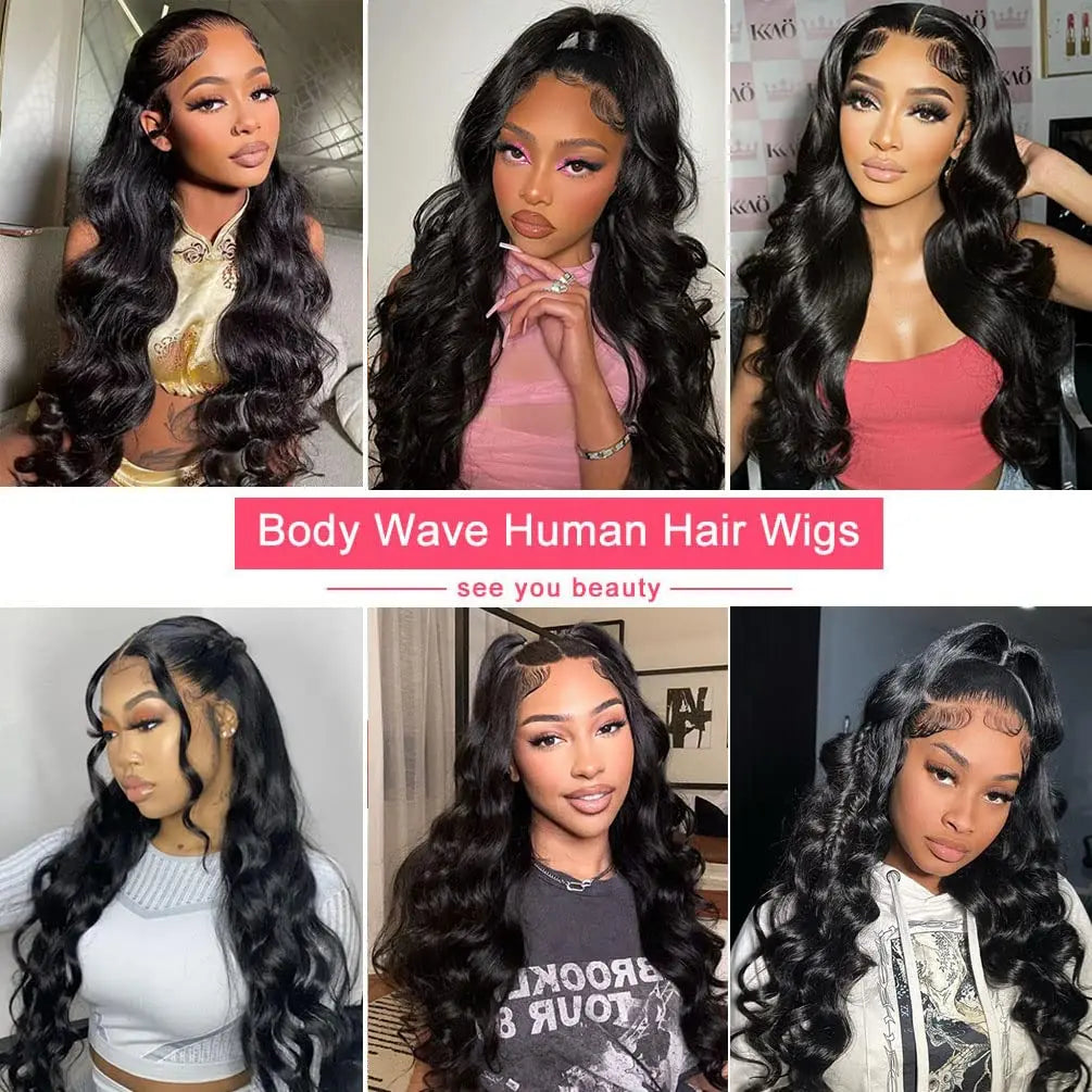 Body Wave Lace Front  Human Hair Wigs