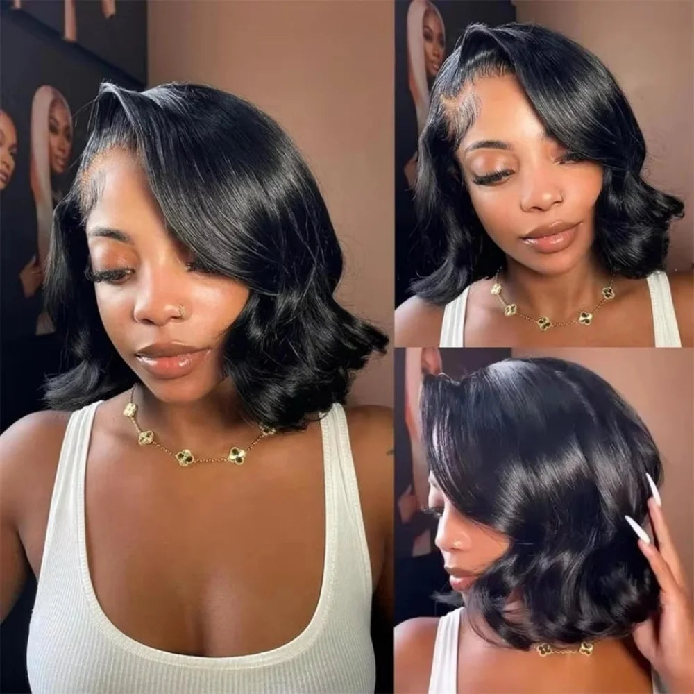 Body Wave Lace Front  Pre-plucked Human Hair Wigs