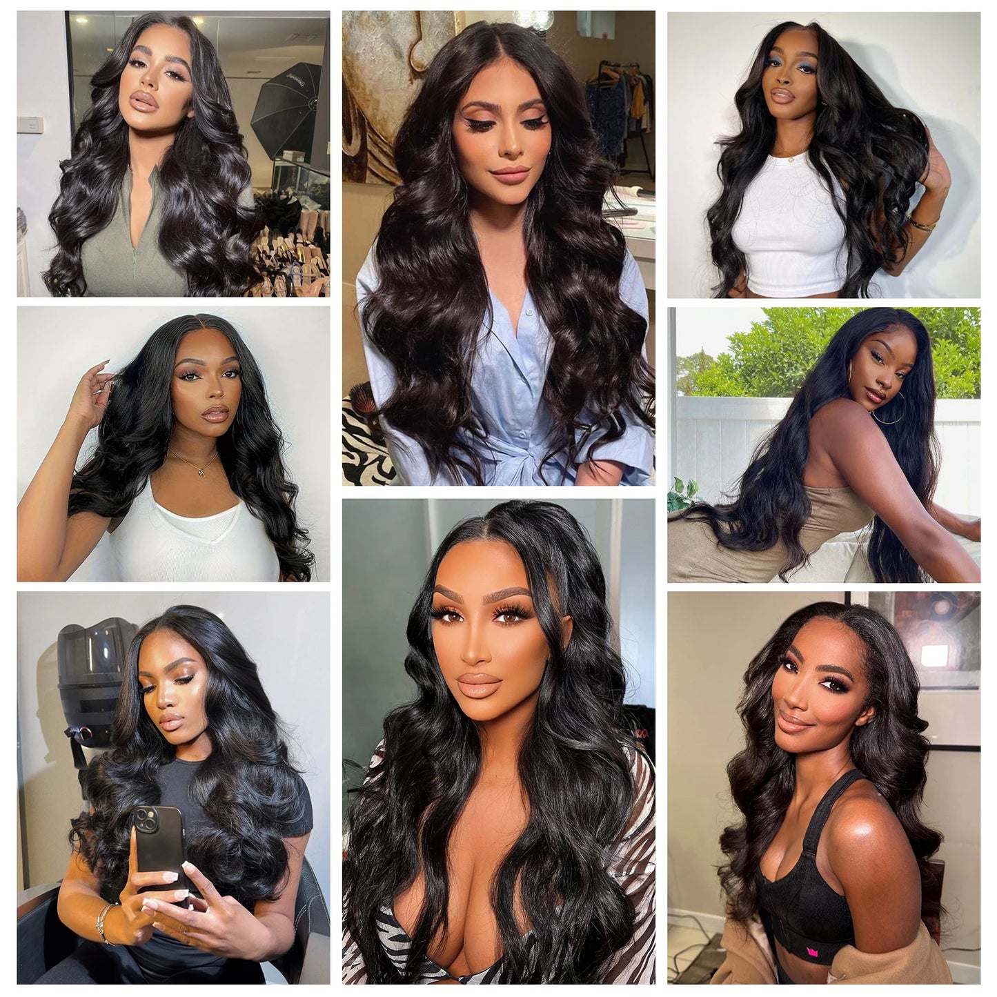 3 Bundles Brazilian Body Wave Human Hair Weaves