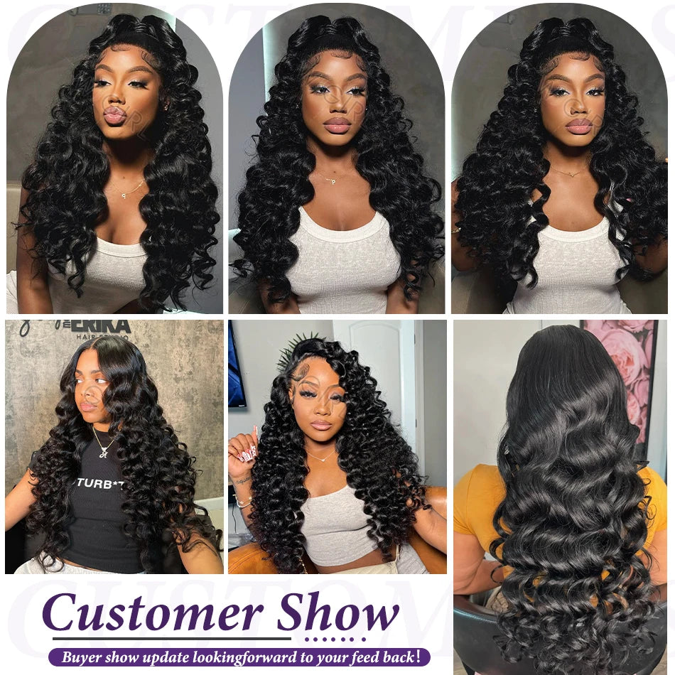 Loose Wave Double Weft Human Hair Weave Bundles