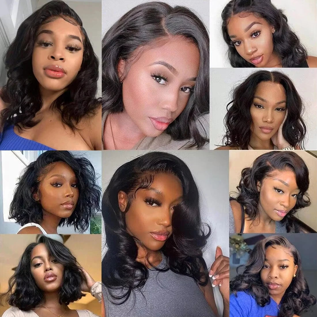 Body Wave Lace Front  Pre-plucked Human Hair Wigs