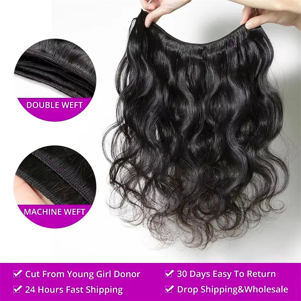 Brazilian Loose Body Wave Weave Bundles